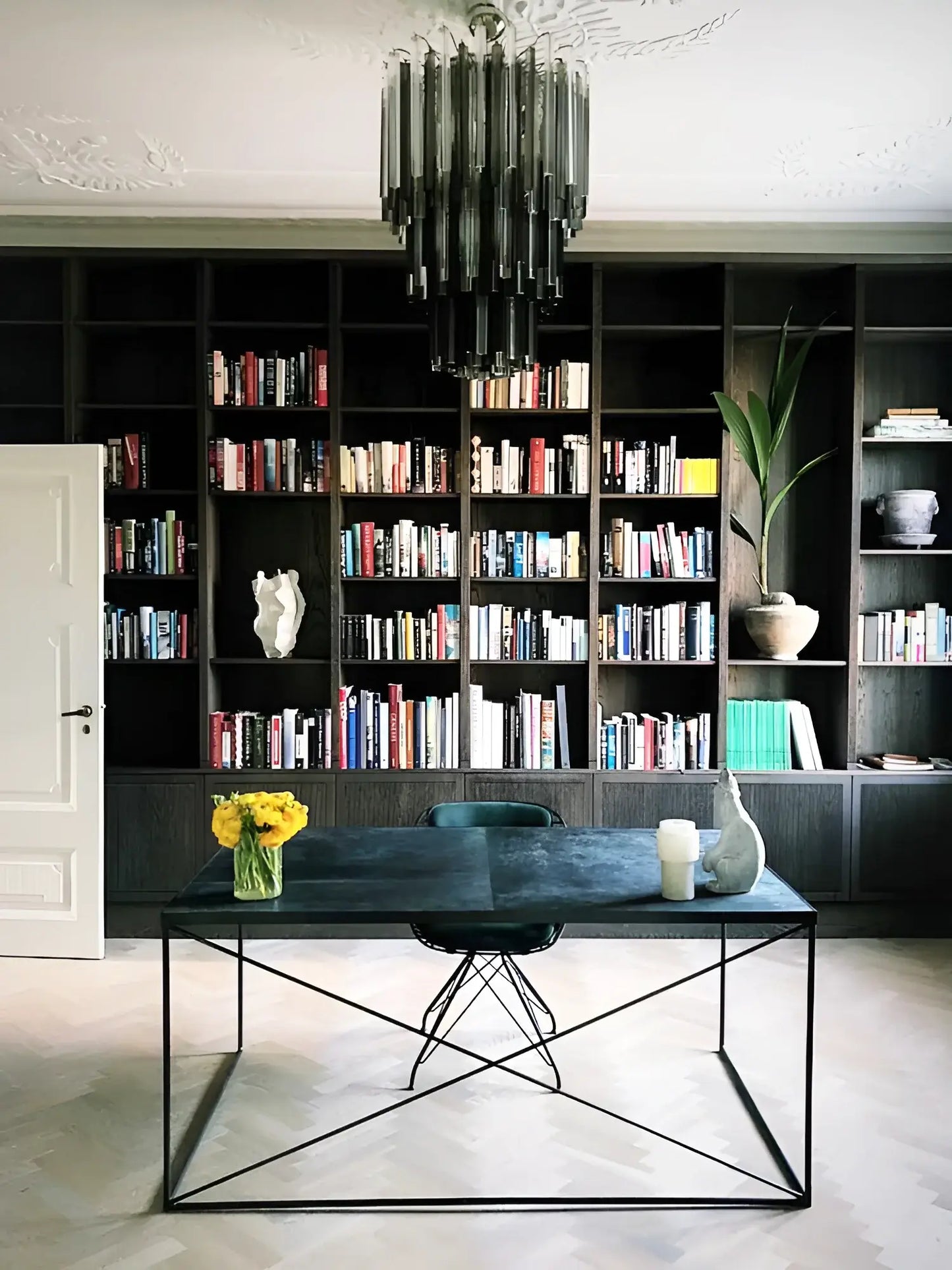 Fantastic Murano Prisms Smoked Transparent Chandelier - Nuvé