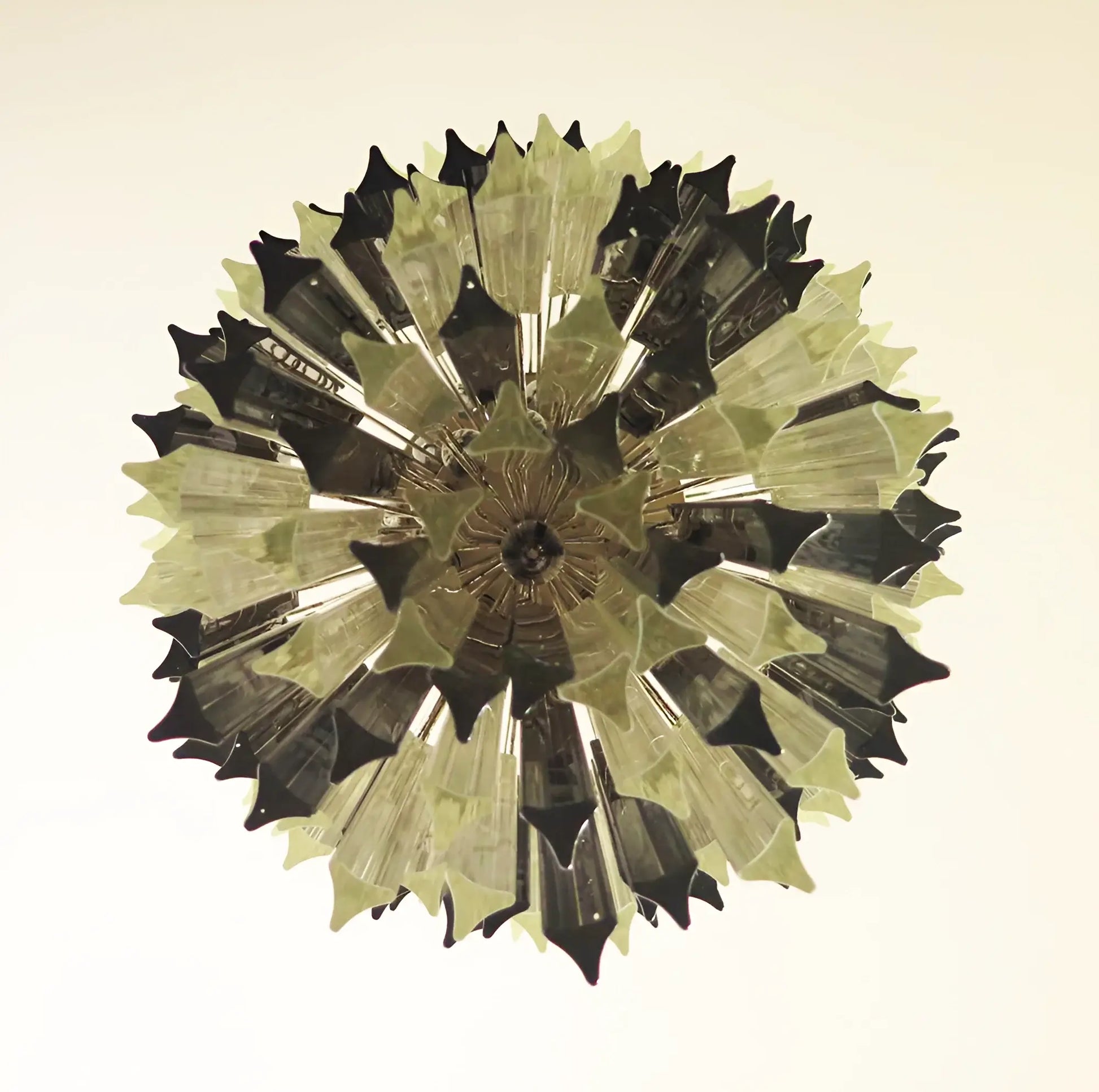 Fantastic Murano Prisms Smoked Transparent Chandelier - Nuvé