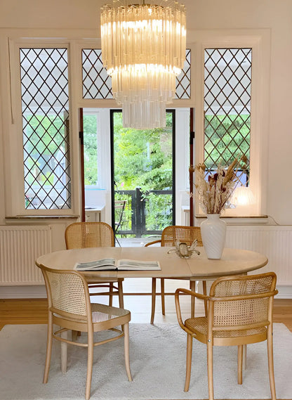 Fantastic Murano Prisms Transparent Chandelier - Nuvé