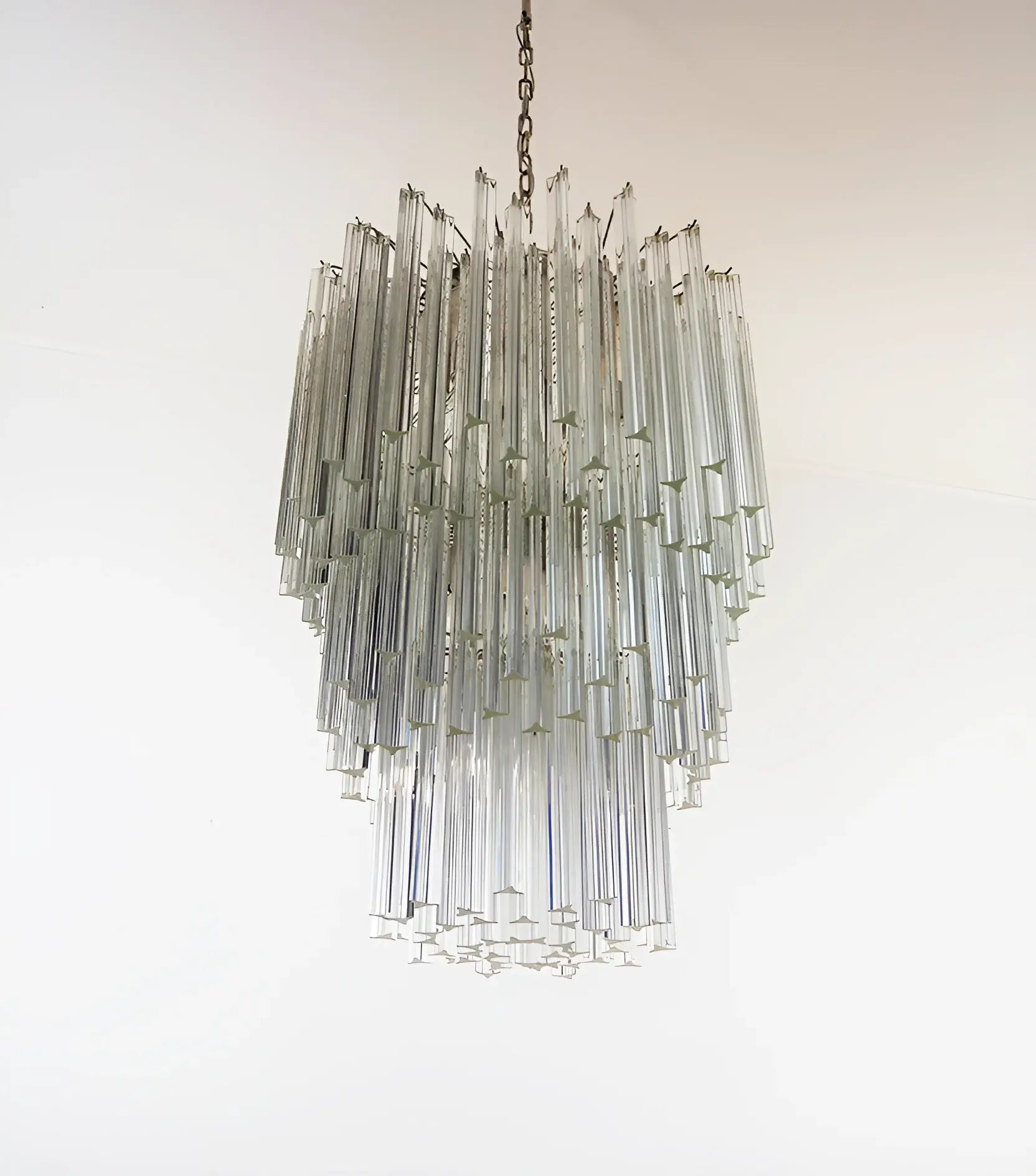 Fantastic Murano Prisms Transparent Chandelier - Nuvé