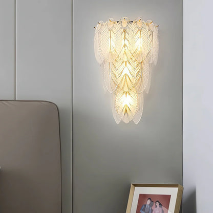 Feather Crystal Wall Lamp - Nuvé