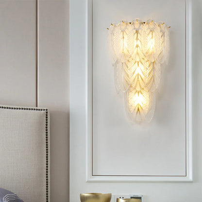 Feather Crystal Wall Lamp - Nuvé