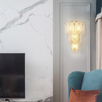 Feather Crystal Wall Lamp - Nuvé