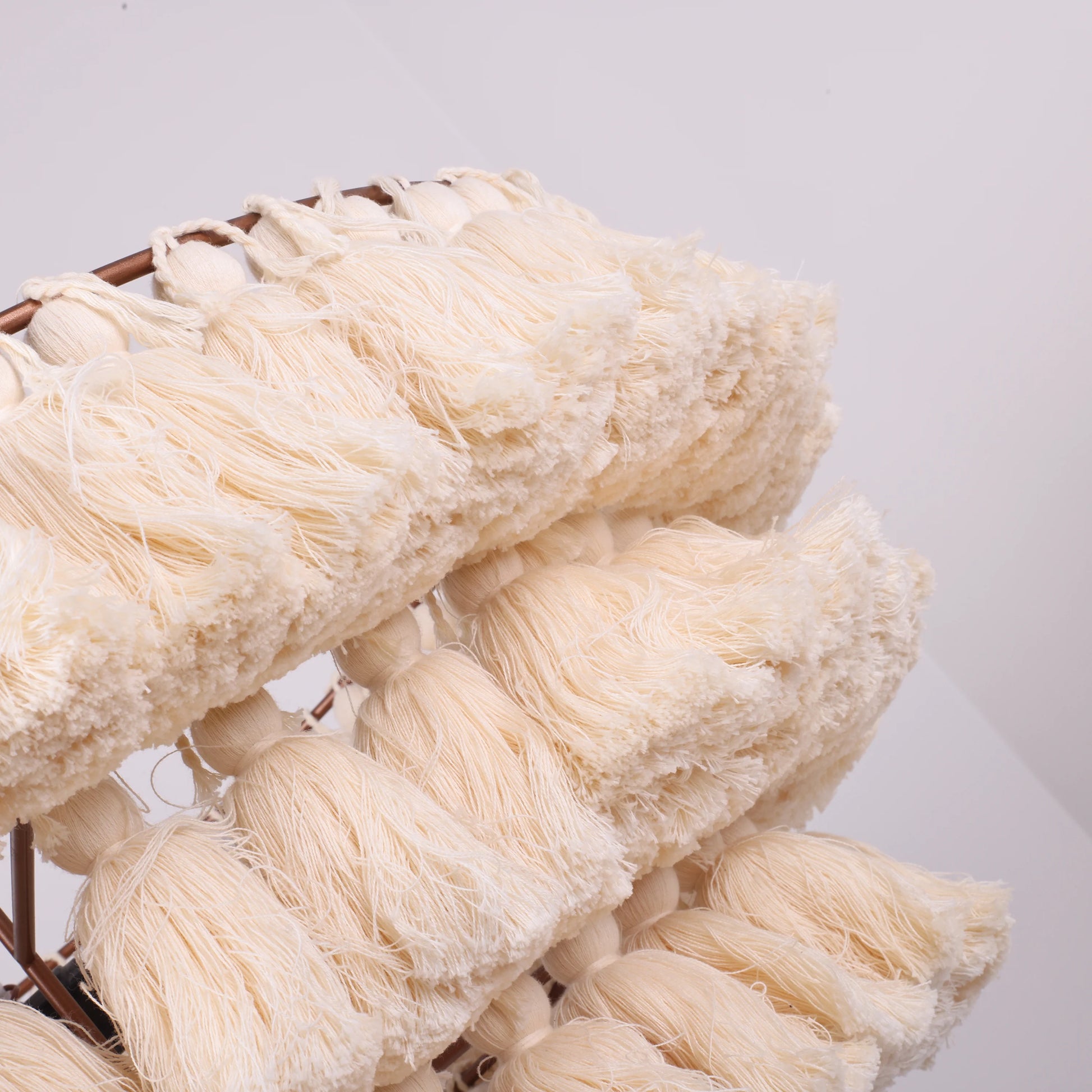 Fela Fabric Tassel Chandelier - Nuvé