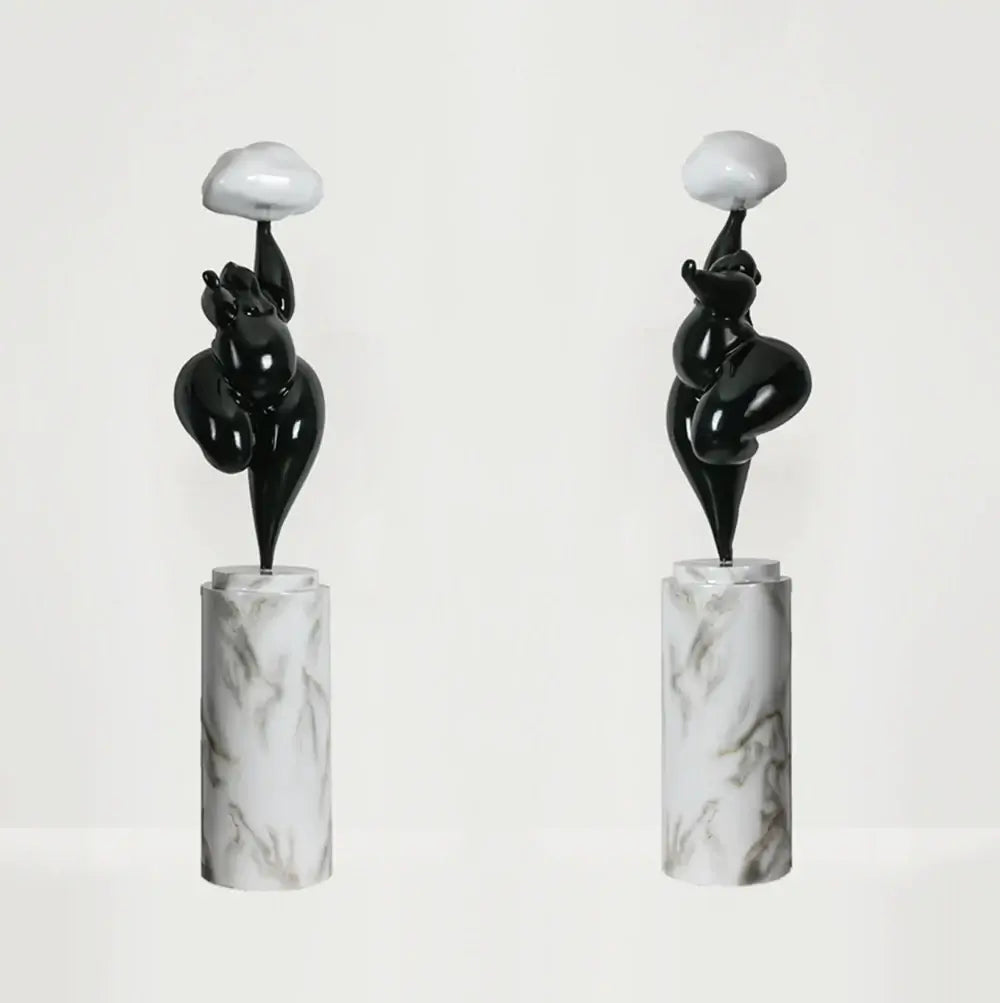 Figure Sculpture Rylight Cloud Floor Lamp - Nuvé