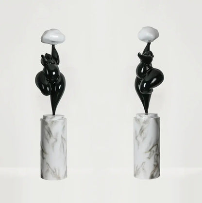 Figure Sculpture Rylight Cloud Floor Lamp - Nuvé