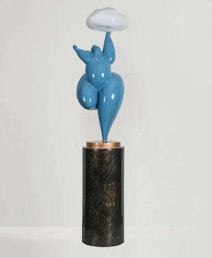 Figure Sculpture Rylight Cloud Floor Lamp - Nuvé