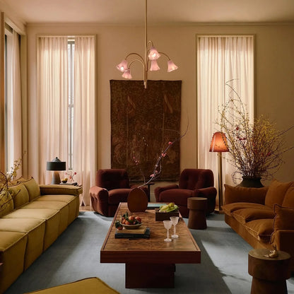 Flora Medieval Glass Chandelier - Nuvé