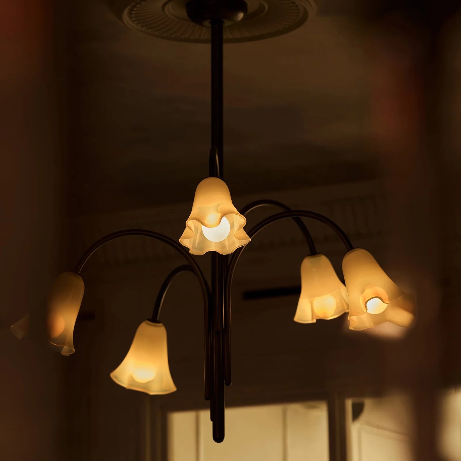Flora Medieval Glass Chandelier - Nuvé