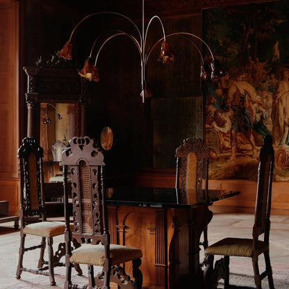 Flora Medieval Glass Chandelier - Nuvé