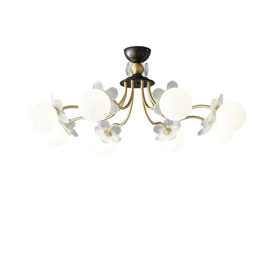 Floral Petal Globe Chandelier - Nuvé