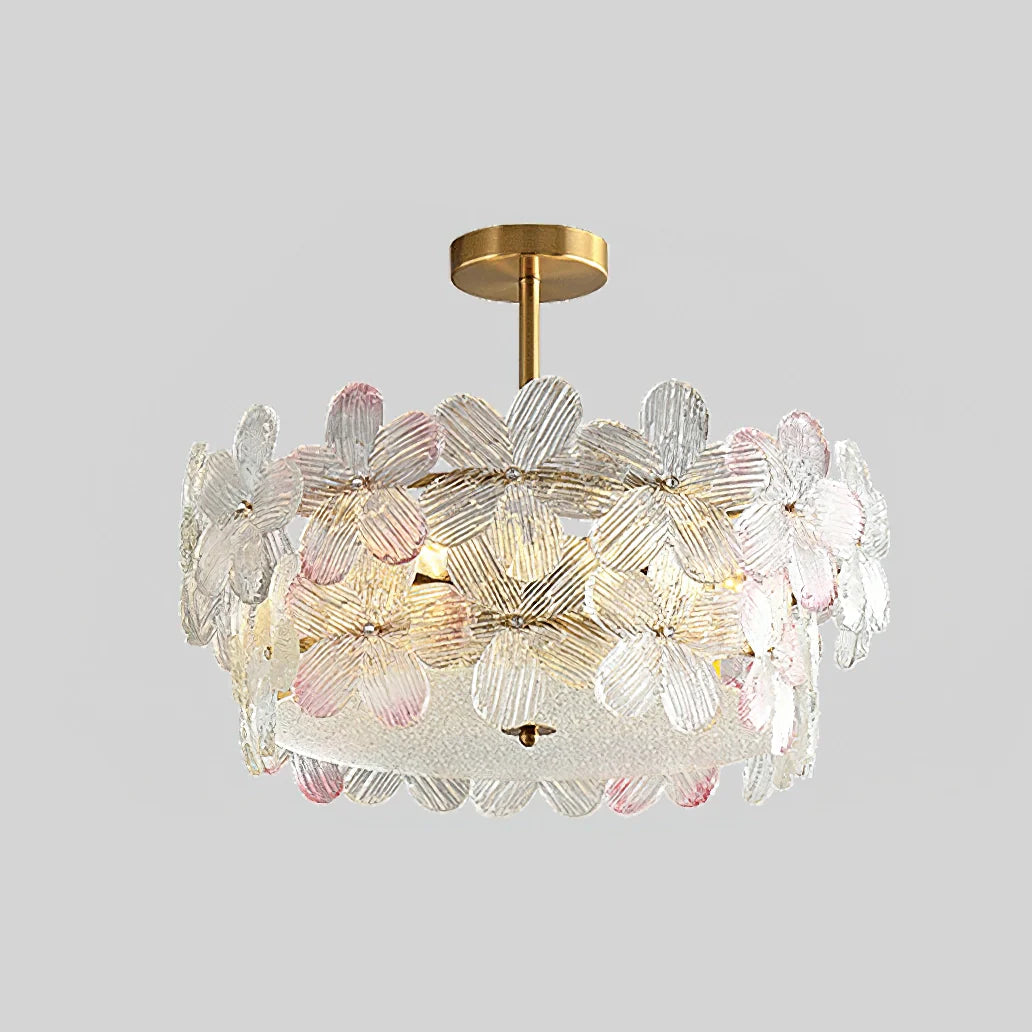 Flower Cluster Frosted Glass Ceiling Lamp - Nuvé