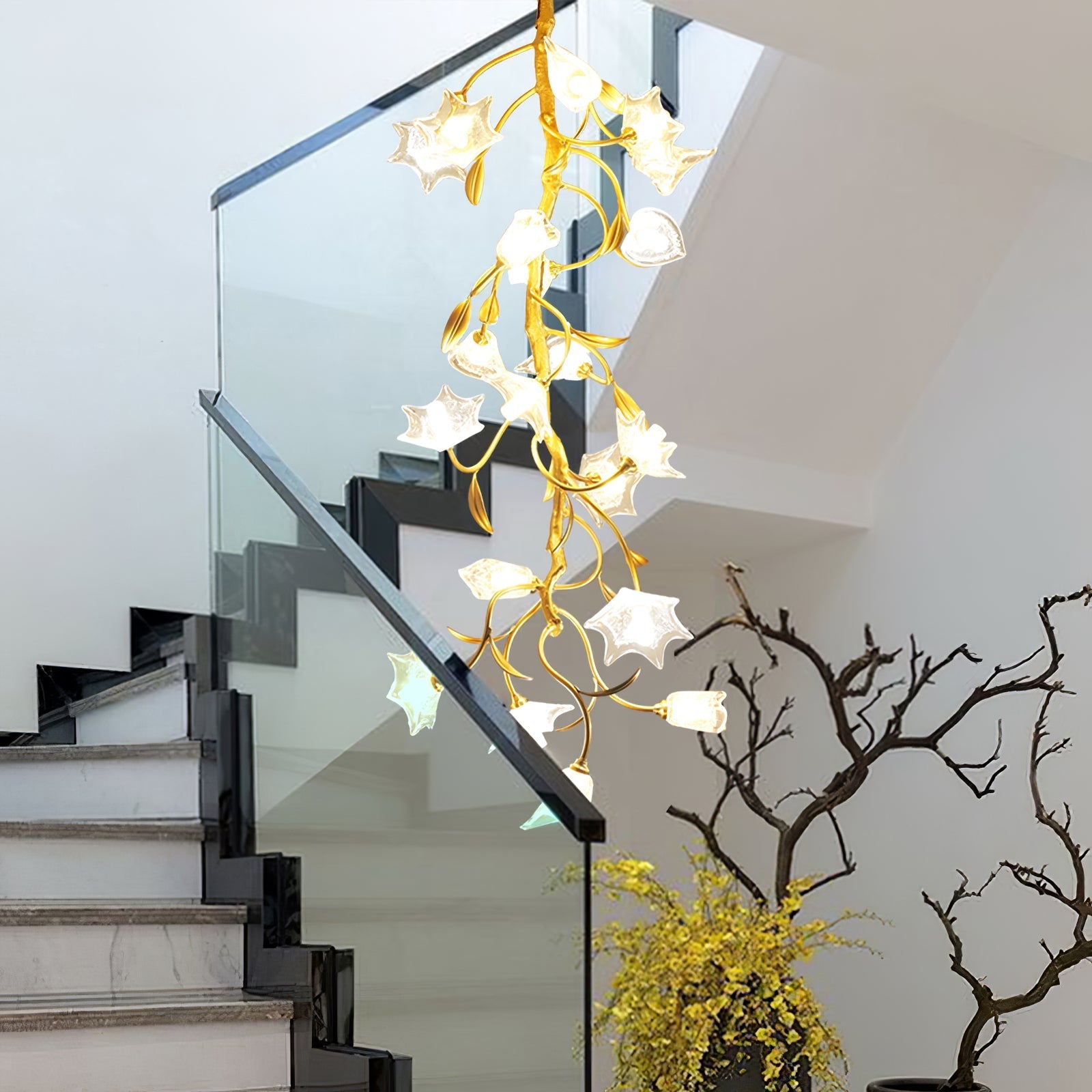 Flower Craftsman Chandelier - Nuvé