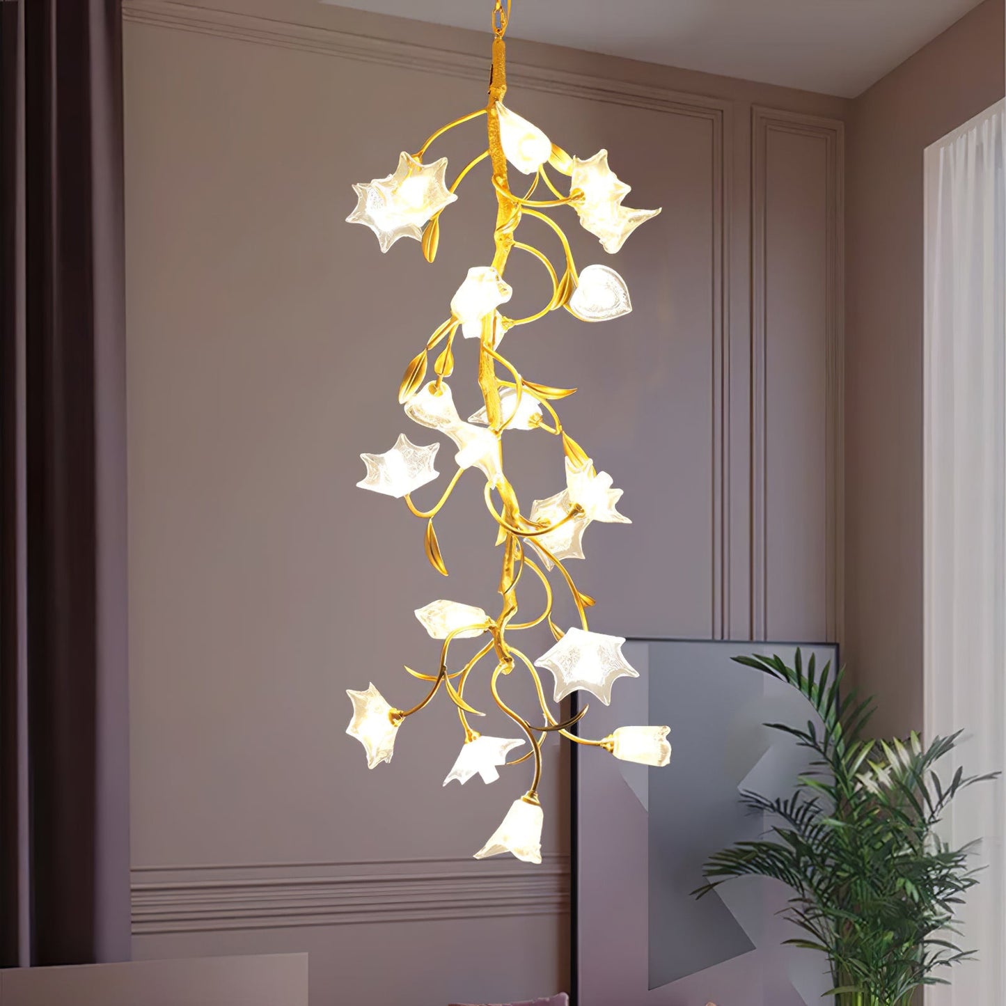 Flower Craftsman Chandelier - Nuvé