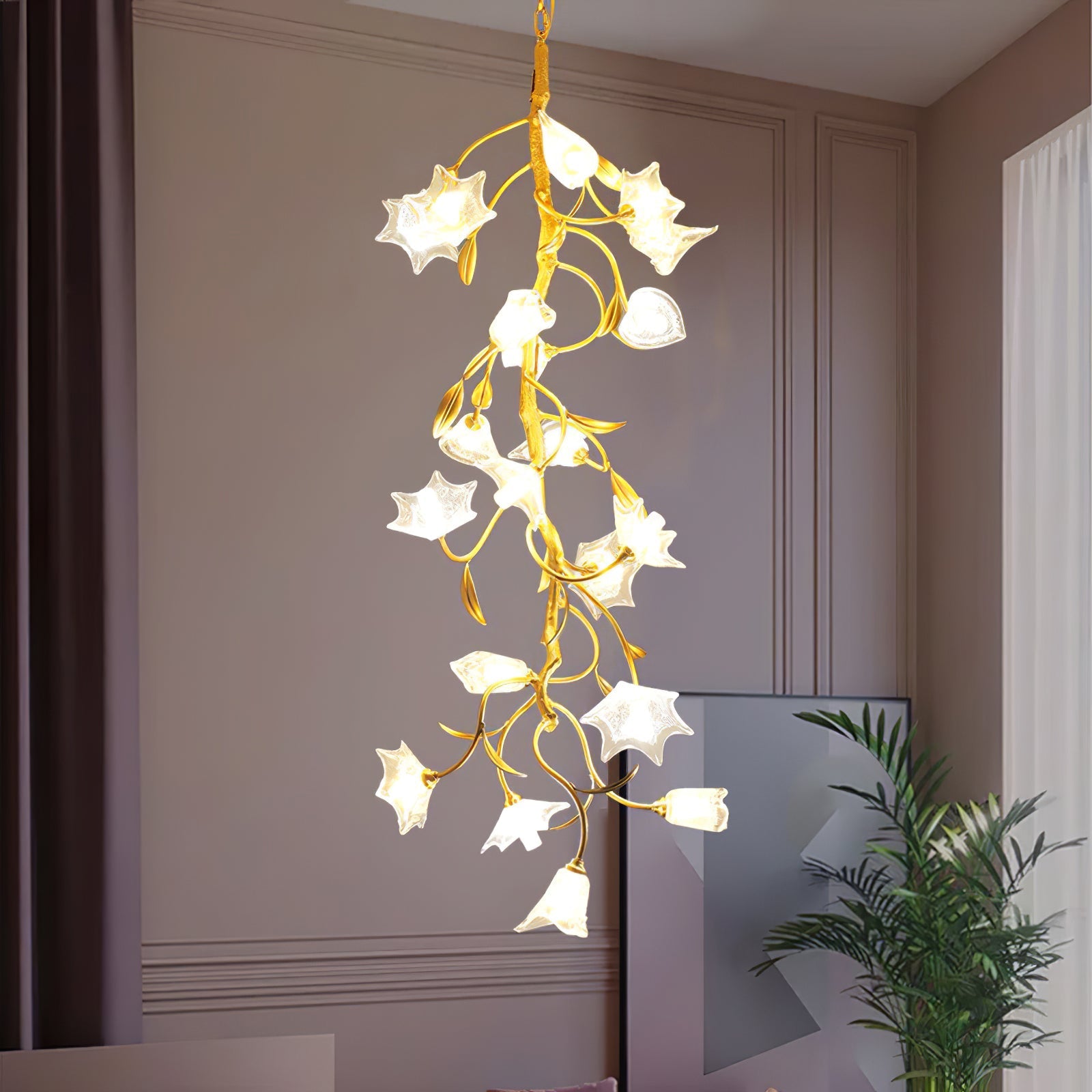 Flower Craftsman Chandelier - Nuvé