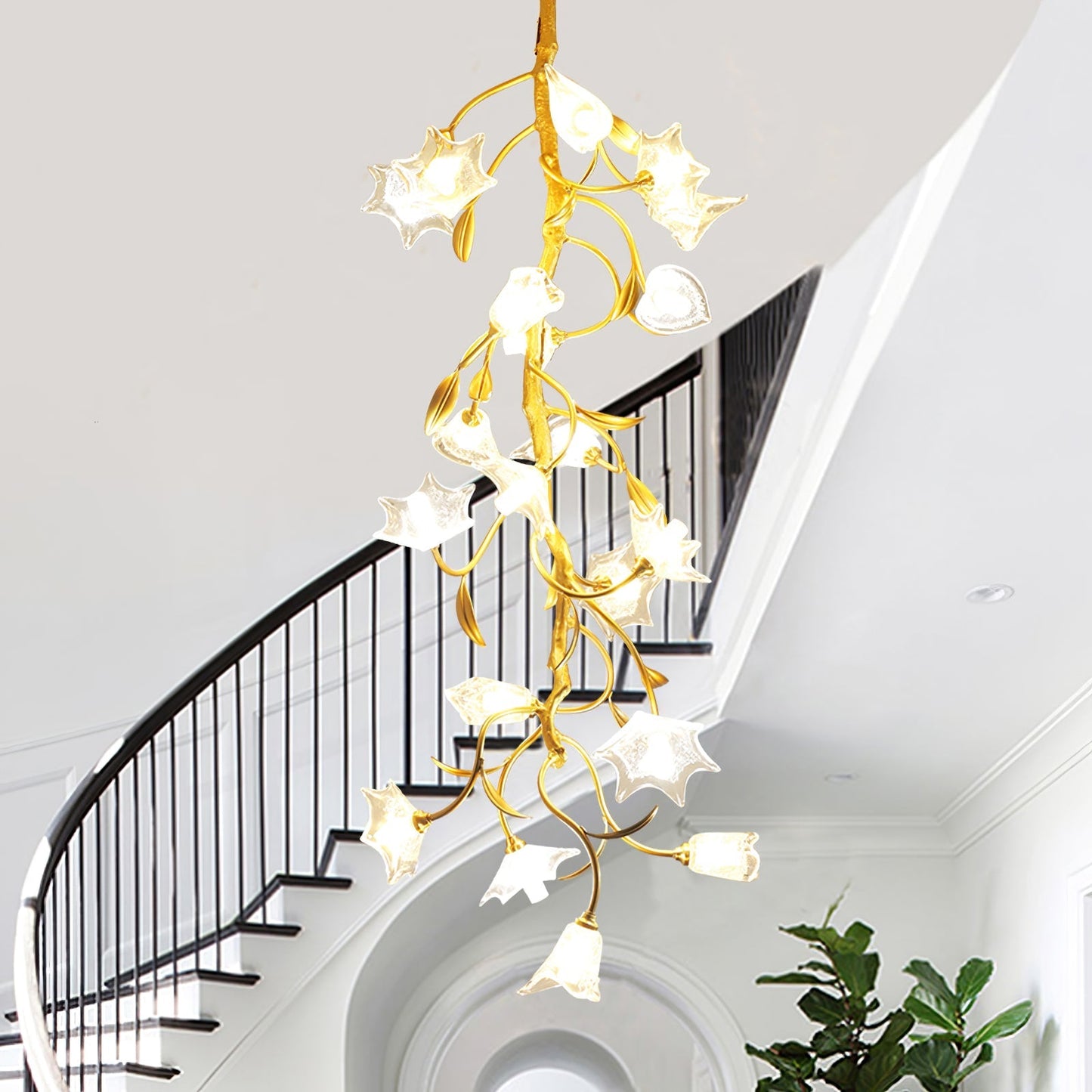 Flower Craftsman Chandelier - Nuvé