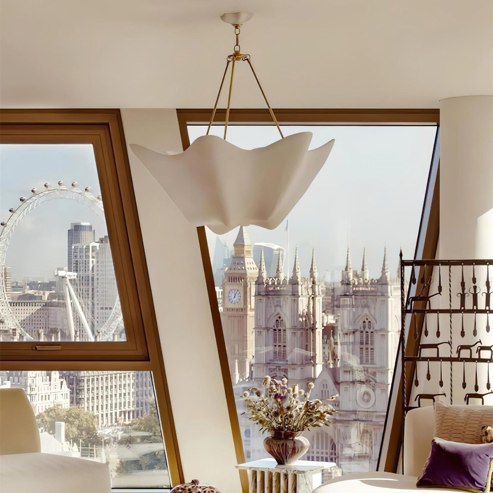 Flowing Plaster Chandelier - Nuvé