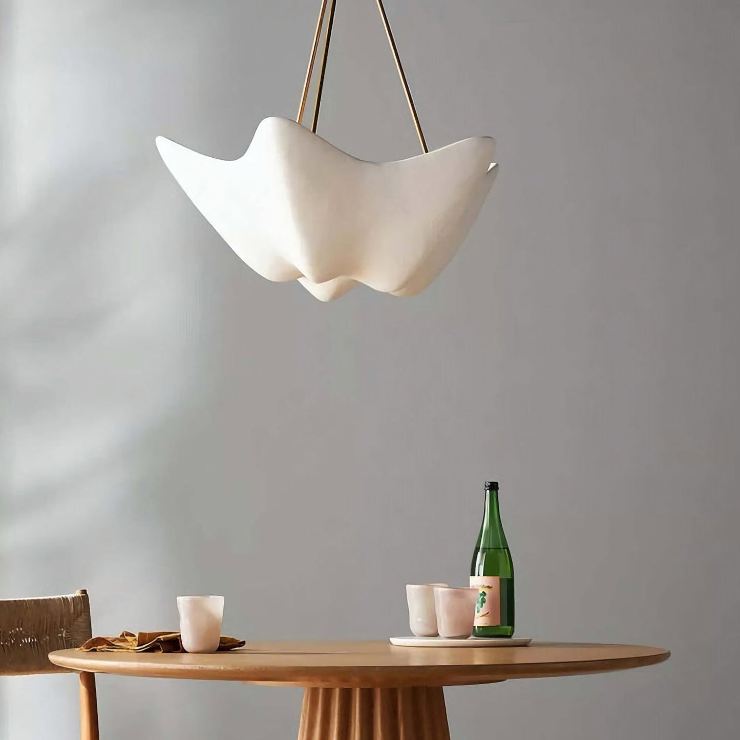 Flowing Plaster Chandelier - Nuvé
