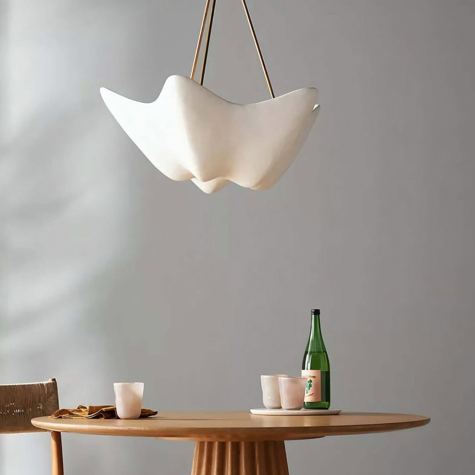 Flowing Plaster Chandelier - Nuvé
