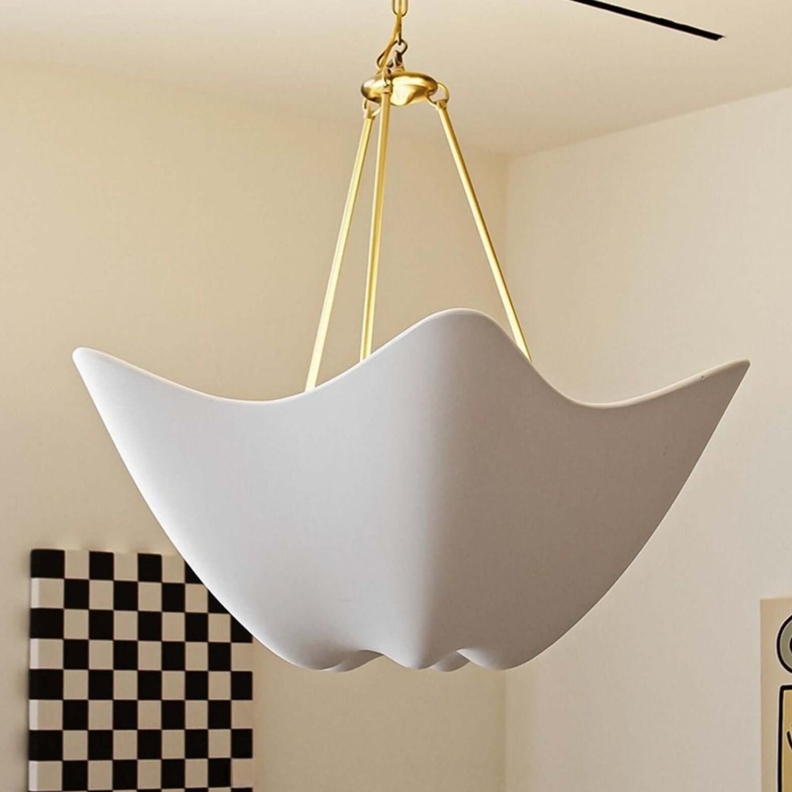 Flowing Plaster Chandelier - Nuvé