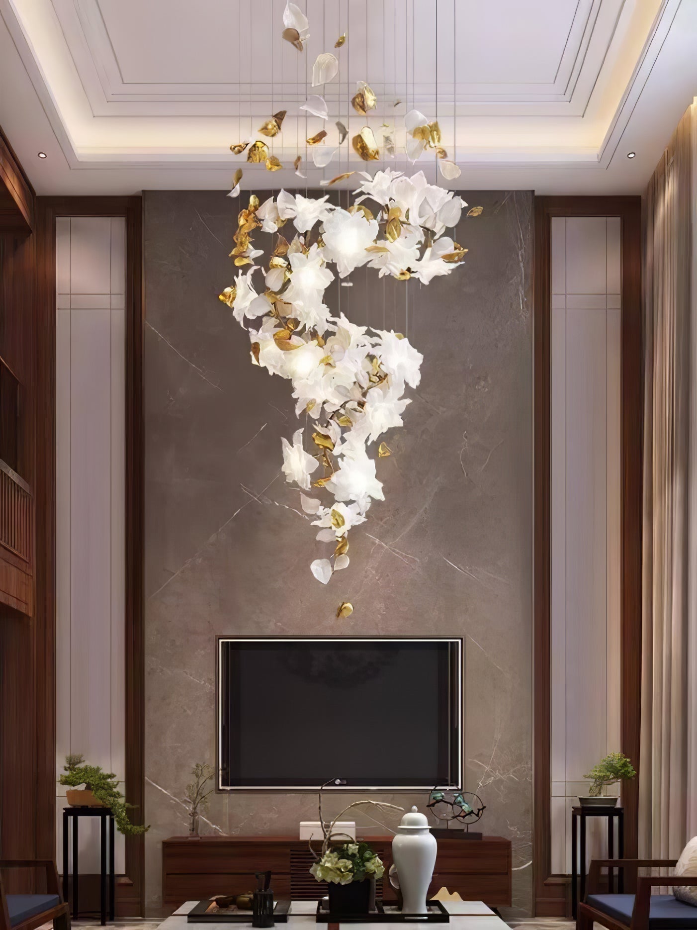 Flying Flowers Fluttering Chandelier - Nuvé