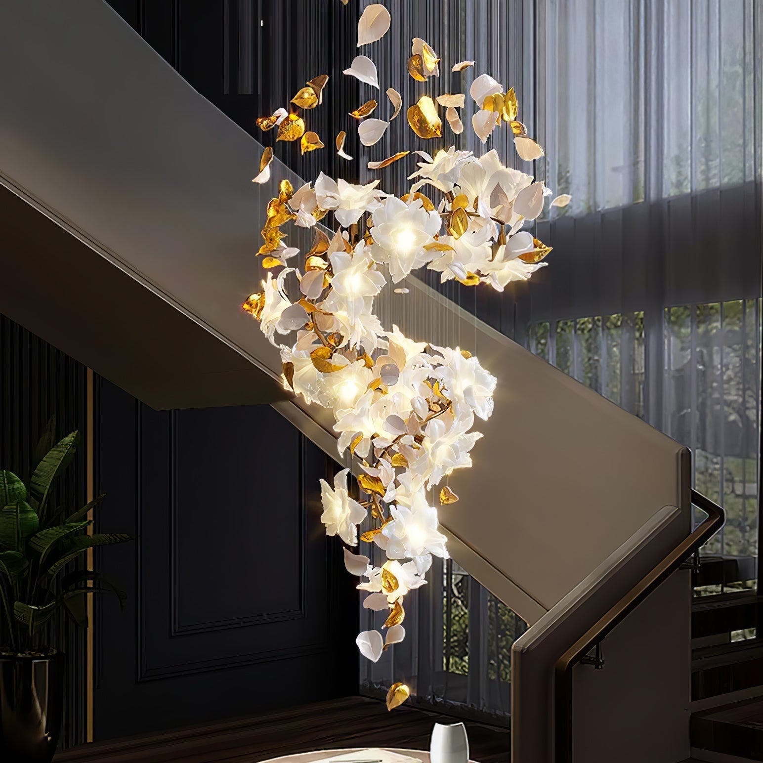 Flying Flowers Fluttering Chandelier - Nuvé