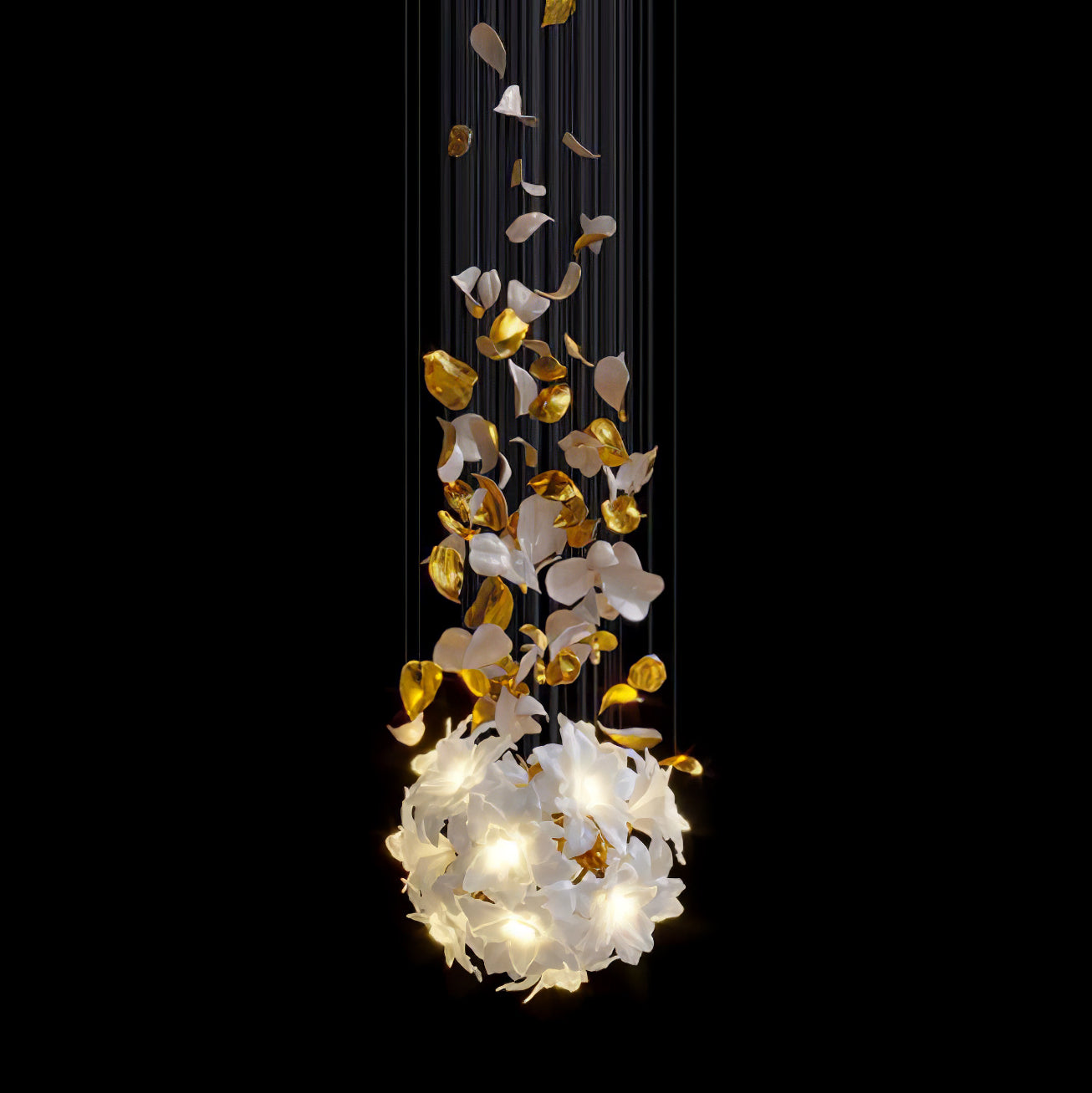 Flying Flowers Fluttering Chandelier - Nuvé