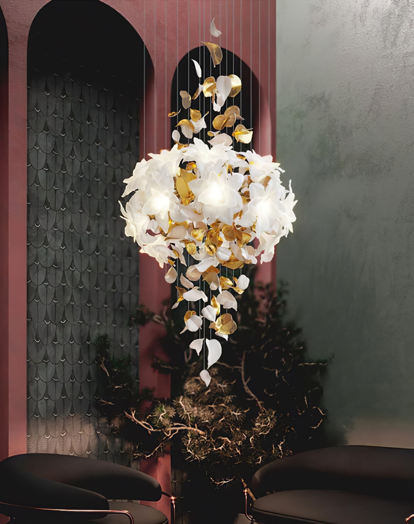 Flying Flowers Fluttering Chandelier - Nuvé