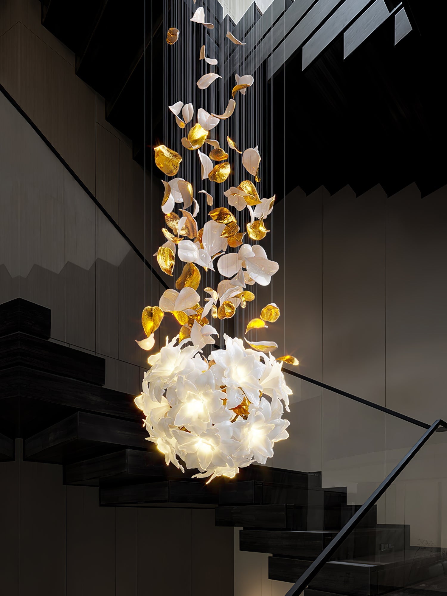 Flying Flowers Fluttering Chandelier - Nuvé