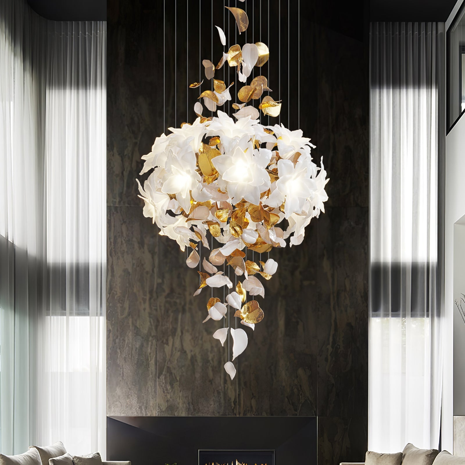 Flying Flowers Fluttering Chandelier - Nuvé