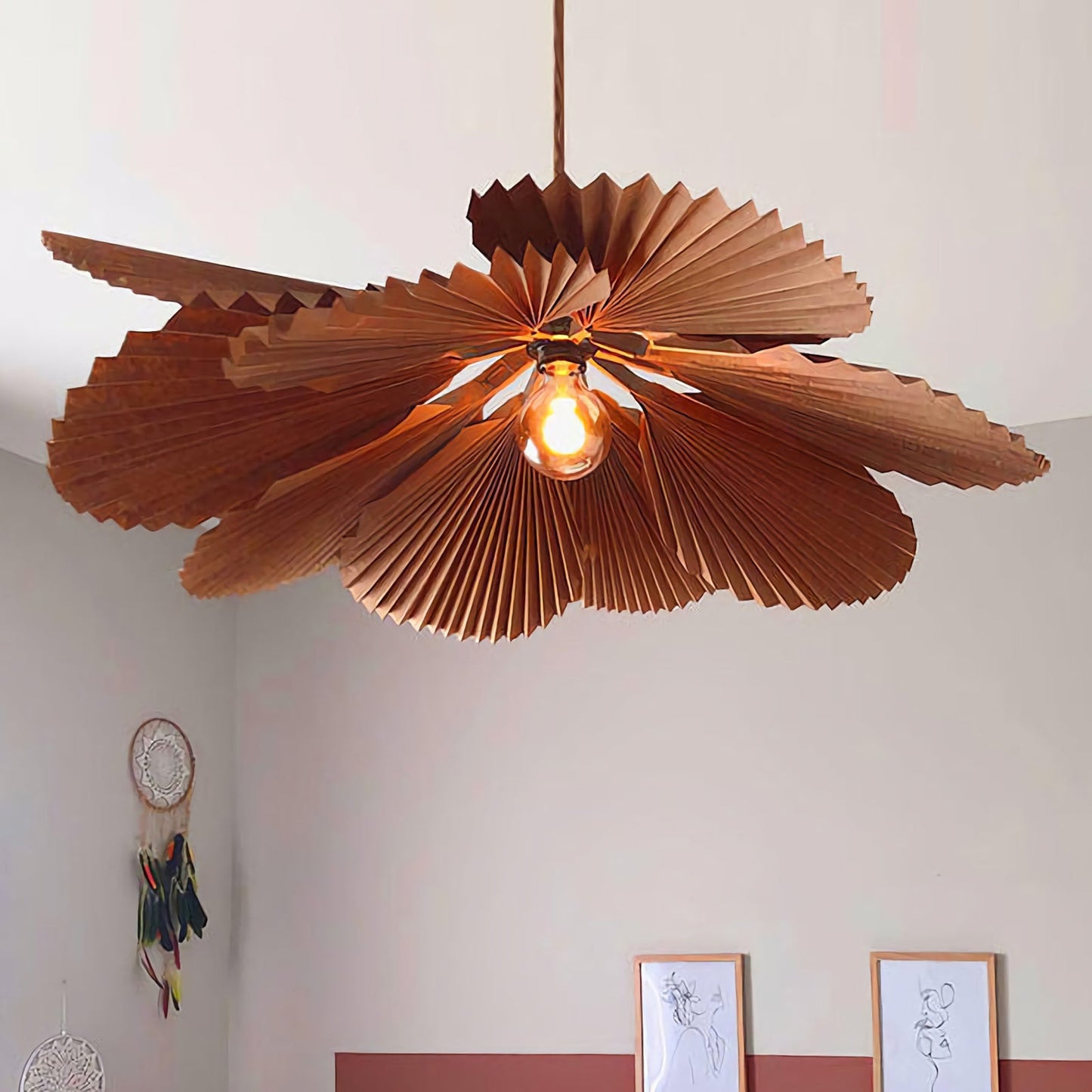Folding Lotus Pendant Lamp