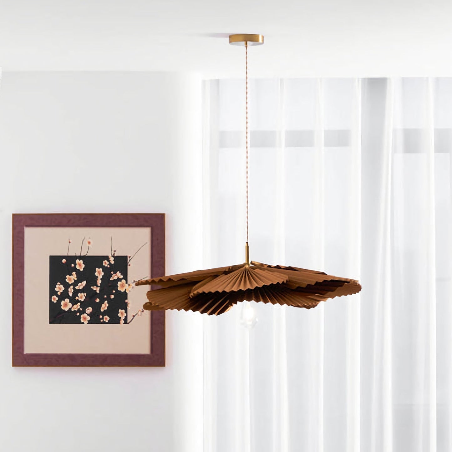 Folding Lotus Pendant Lamp