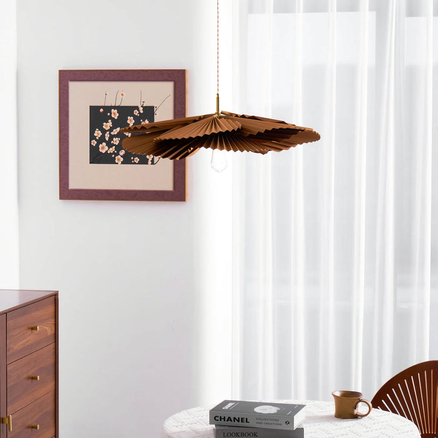 Folding Lotus Pendant Lamp