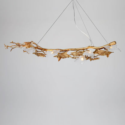 Folio Branch Brass Chandelier - Nuvé
