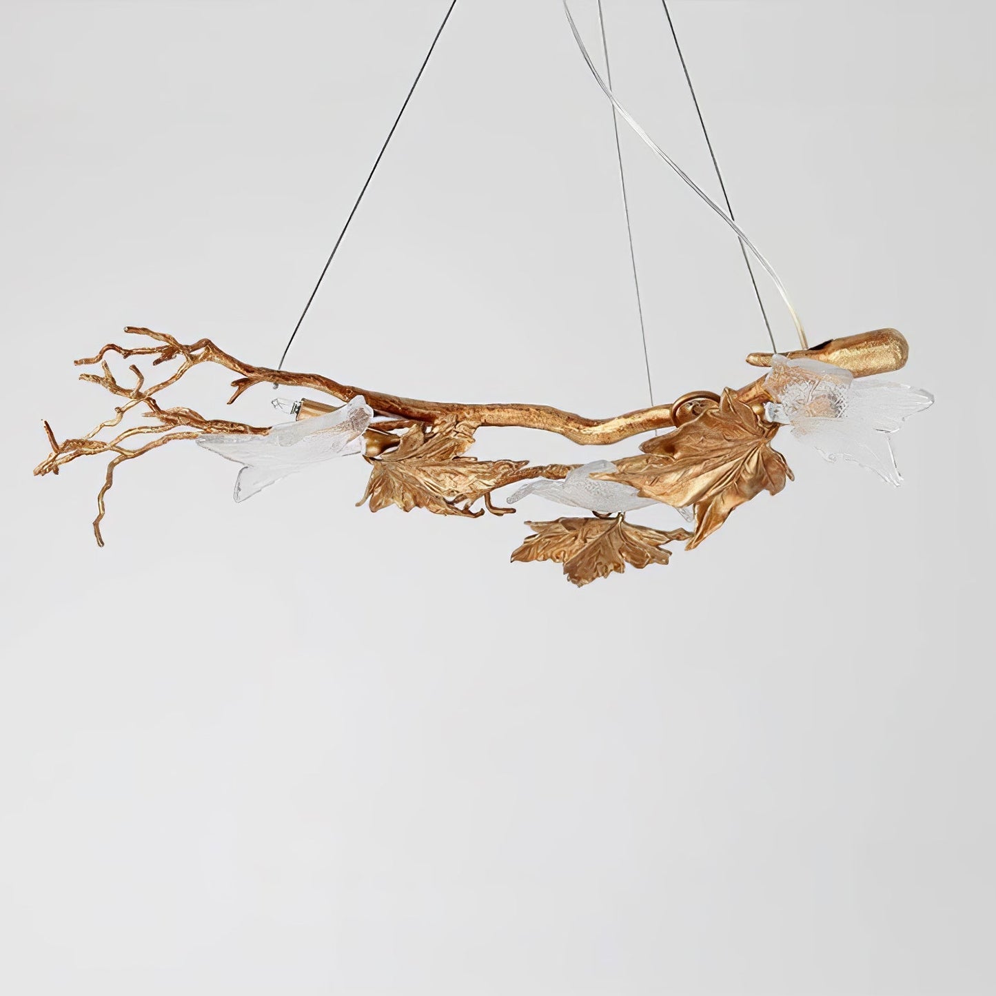 Folio Branch Brass Chandelier - Nuvé