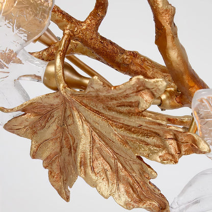 Folio Branch Brass Chandelier - Nuvé