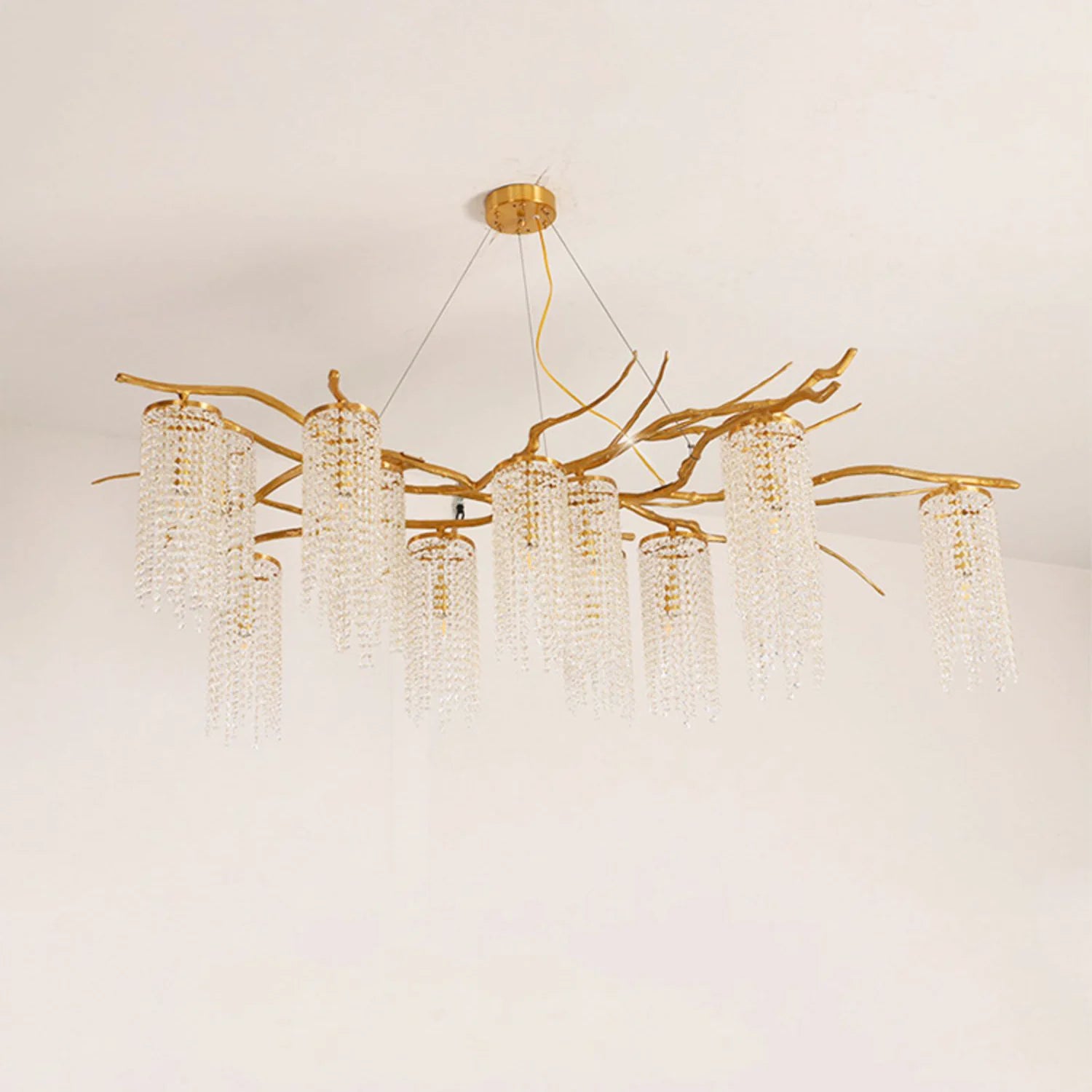 Forest Dawn Brass Chandelier - Nuvé