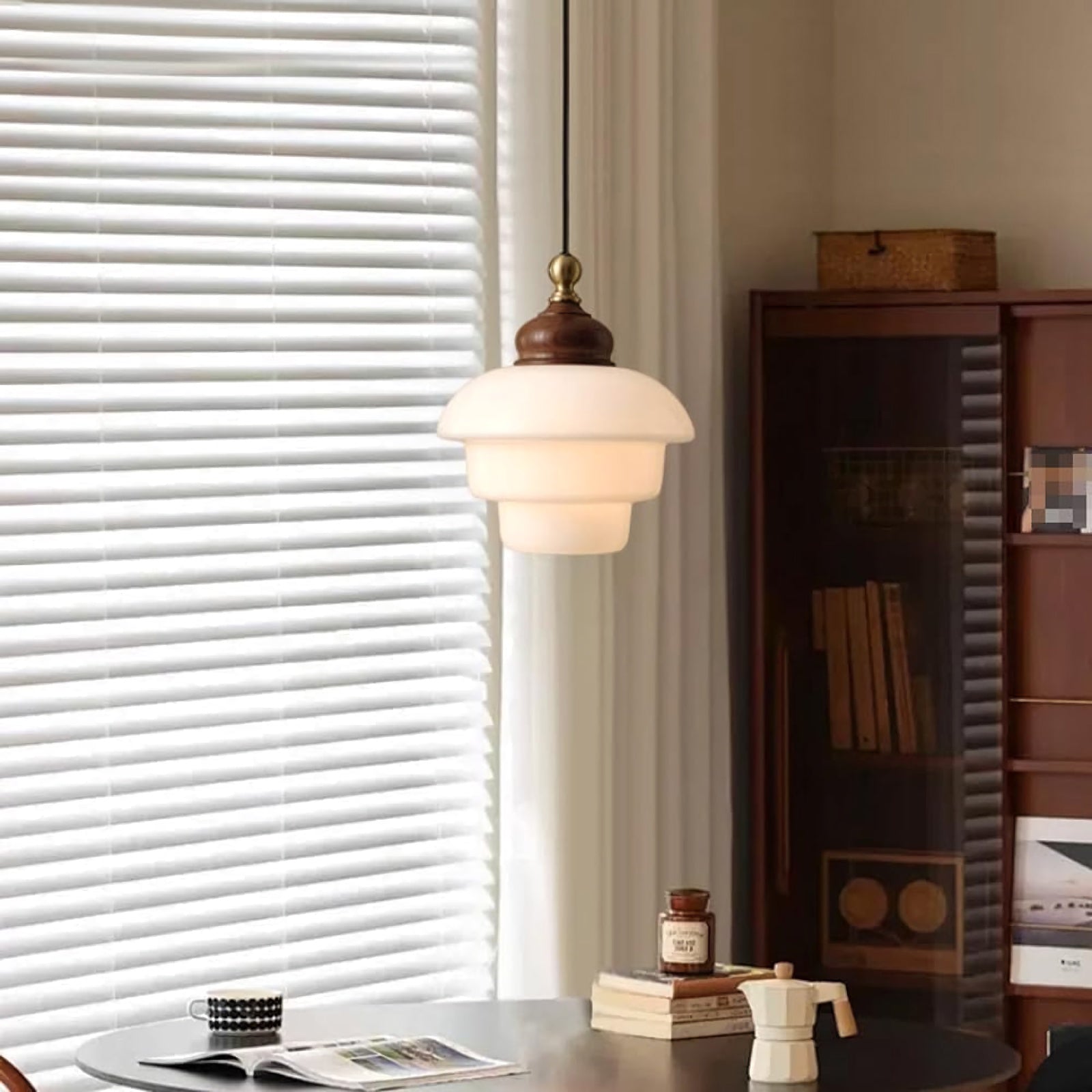 Nordic Cream White Glass Pendant Lights - Nuvé