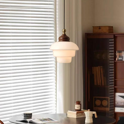 Nordic Cream White Glass Pendant Lights - Nuvé