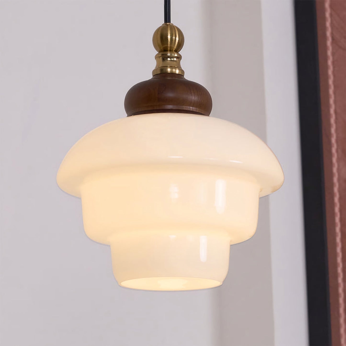 Nordic Cream White Glass Pendant Lights - Nuvé