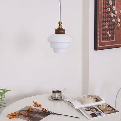 Nordic Cream White Glass Pendant Lights - Nuvé