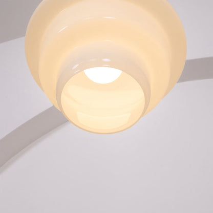 Nordic Cream White Glass Pendant Lights - Nuvé