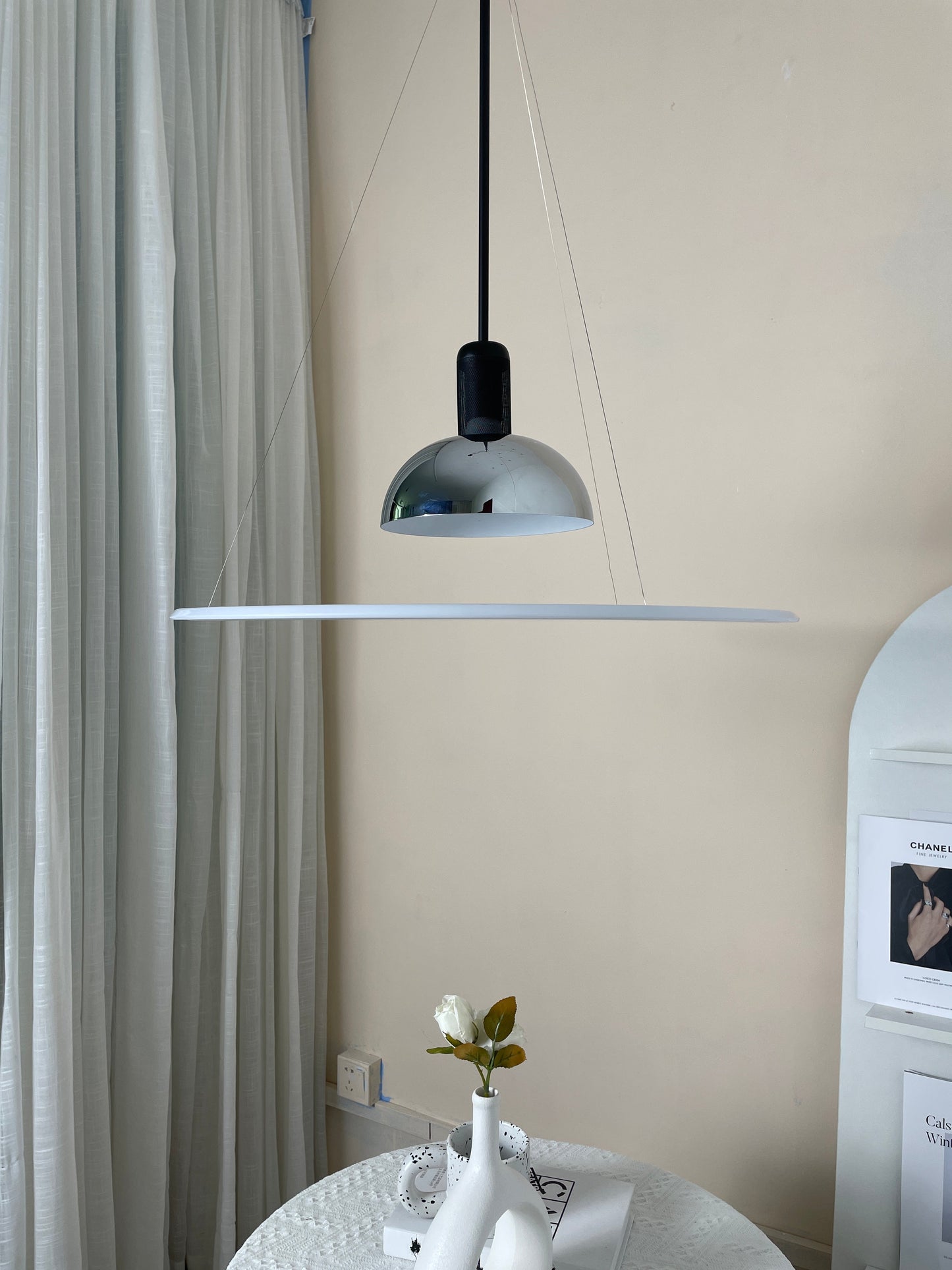Acrylic Frisbi Pendant Light - Nuvé