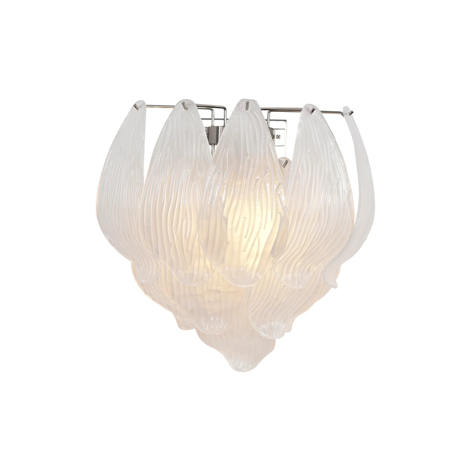 Frosted Petal Glass Wall Light - Nuvé