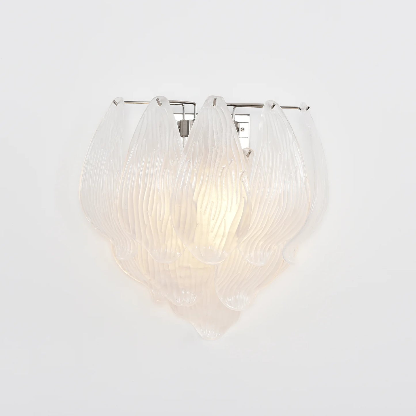 Frosted Petal Glass Wall Light - Nuvé