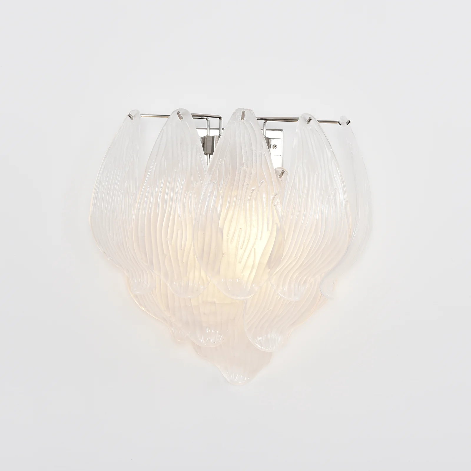 Frosted Petal Glass Wall Light - Nuvé