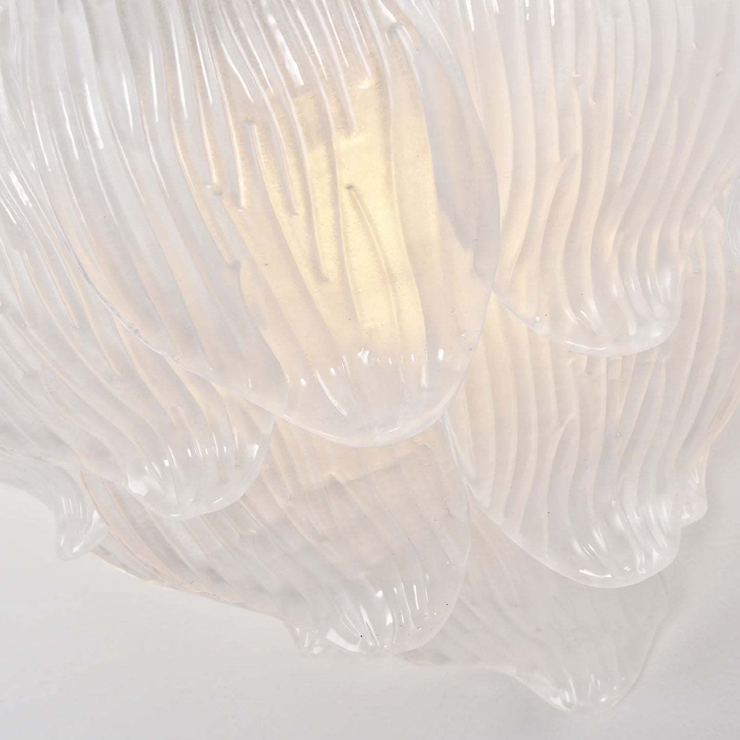 Frosted Petal Glass Wall Light - Nuvé