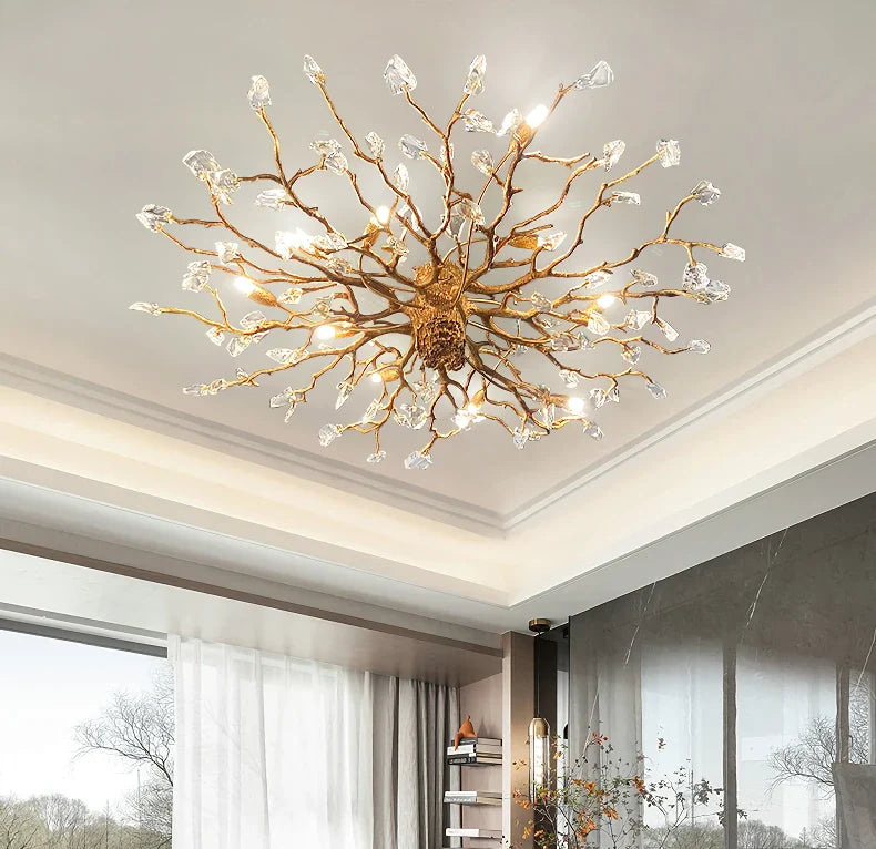 Gemstone Branch Ceiling Lamp - Nuvé