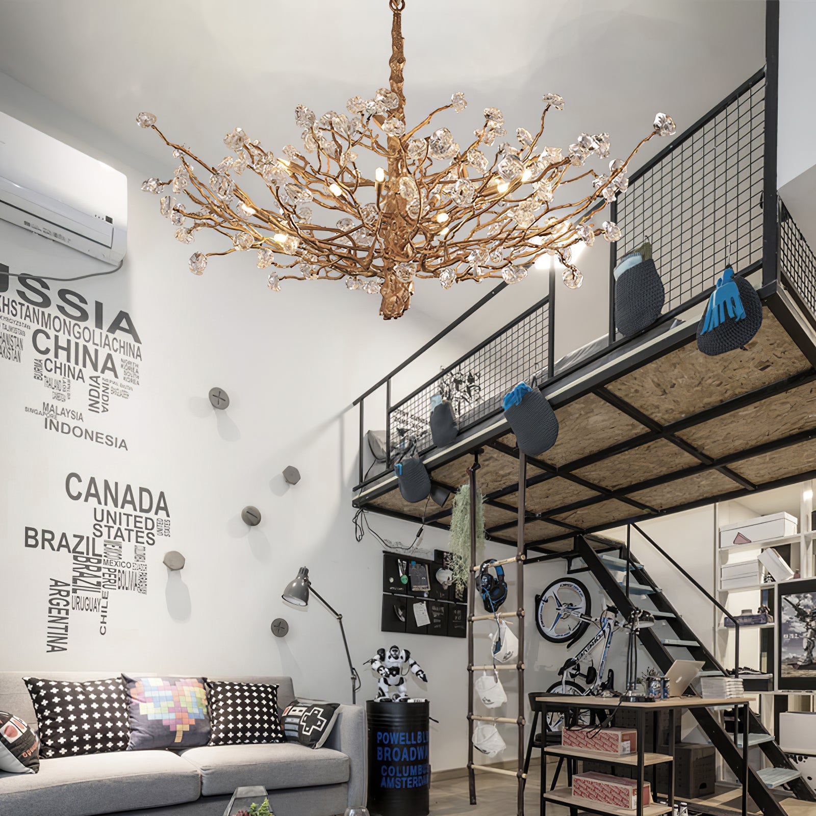 Gemstone Branch Chandelier - Nuvé