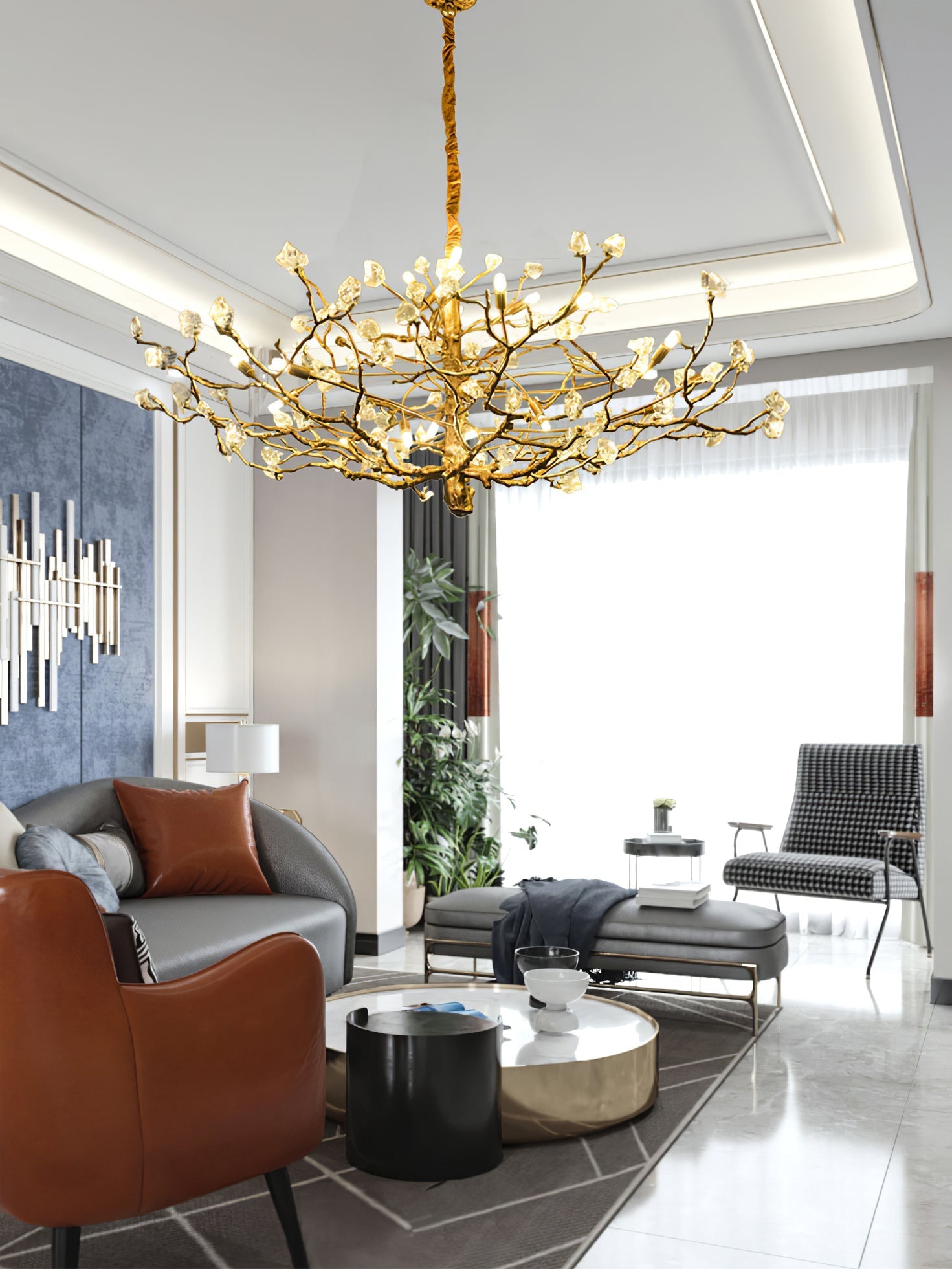 Gemstone Branch Chandelier - Nuvé